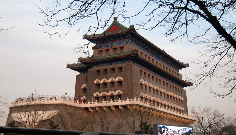 　正阳门箭楼，我覺得它比天安門還漂亮。