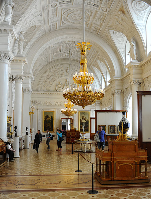 　白廳(White Hall)，現今展示展示的主要是法國及英國藝術。