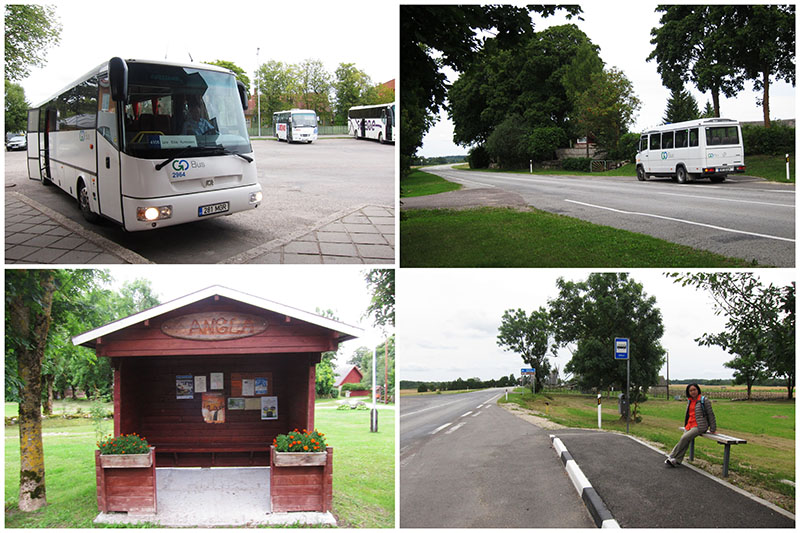 　約一小時的車程來到Angla，13:00雖是今天第二班去Angla的車，但全車只有不足10人，而在Angla下車的只有4人，除我們外另外兩人是一對德國老夫婦。車票票價1.81€，看來這裡物價的制訂很嚴謹。<br /><br />　因為班次實在是太疏，那對老夫婦問司機什麼時候有回程車，司機幹脆下車走到對面站，指明站內有時間表。這裡的村巴很準時，注明每個站的到達時間，誤差基本上在一分鐘內，有時車快早到站，車會故意在站內調整到合時間再開車，絕對不會在車站傻乎乎等車的現象。