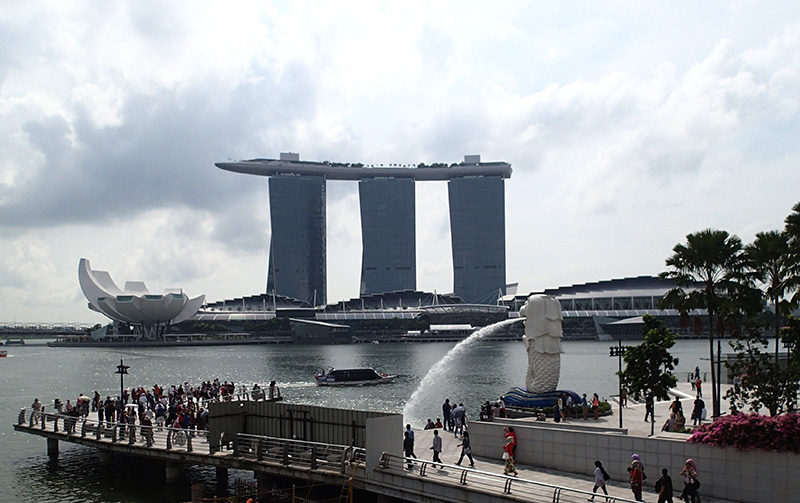 　臨走前一定要看看新加坡的地標魚尾獅才算到過新加坡。
