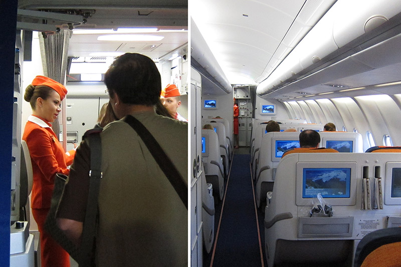 　登基時偷拍一下俄羅斯空姐。<br /><br />　機位2+4+2組合，兩人坐窗口很舒服。