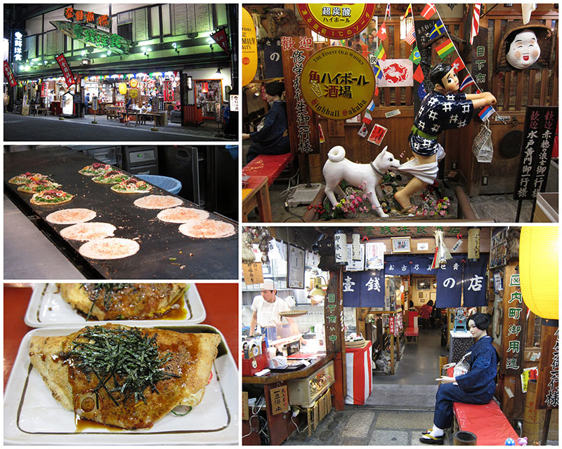 　晚上回京都搵食。日本好似唔興街邊小食，這間最似了，也是入店吃，據說這間很有名氣，特點是裝修及歷史。但這麼大店只有這一款不知名堂的荷包蛋，最大的評價是太鹹了，日本食品普遍都偏鹹。