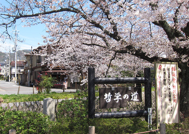 　哲學之道（哲學の道）是日本城市京都左京區一條2公里長的溪邊小道，沿途種植櫻花樹。這條路的名稱來源於京都大學哲學教授西田幾多郎每日在此冥想。1972年正式命名。