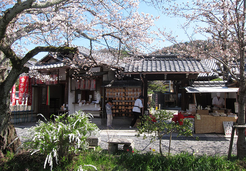 　沿途沒什麼破壞環境氣氛的商店，直至靠近銀閣寺附近，不過這些商店和環境也很協調。