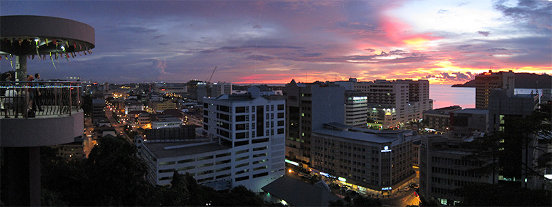 　馬來西亞的每個黃昏好像都這麼漂亮。