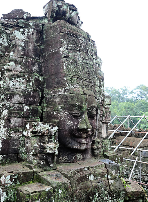 　每個「高棉的微笑」都有些不同，這個最受遊客歡迎，可能是他笑得最燦爛的吧。