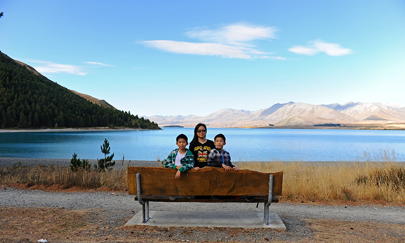 　Tekapo這地名，可能是附近有Lake Tekapo，很漂亮的一個湖。