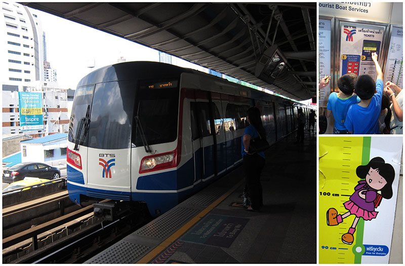　休息一會兒後，坐輕軌BTS到Saphan Taksin站。<br /><br />　六個站每人要THB34，小童(1米以下免費)及老人都沒優惠，不便宜。