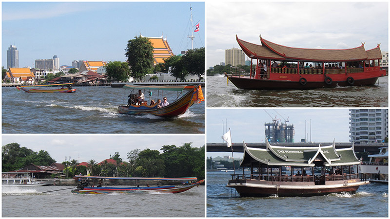 　河上的各種各樣的遊船也是一道亮麗的風景。