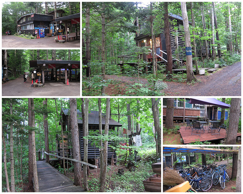 　今天早上要告別這片溫馨小木屋了(Log Yukari Guest House)。
