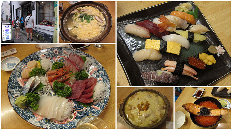 　晚餐到魚真壽司店試試，非常滿意。