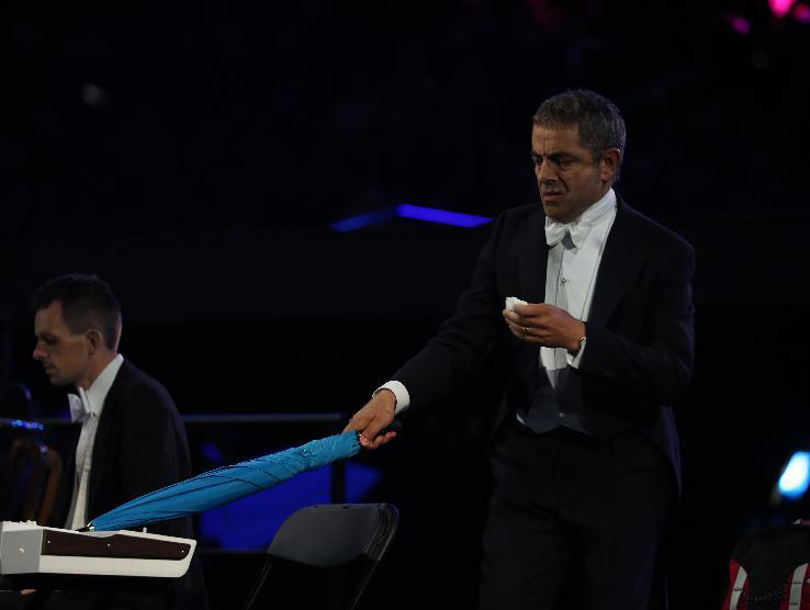 倫敦奧運會開幕式上的Mr Bean，真佩服及欣賞英國人的幽默。