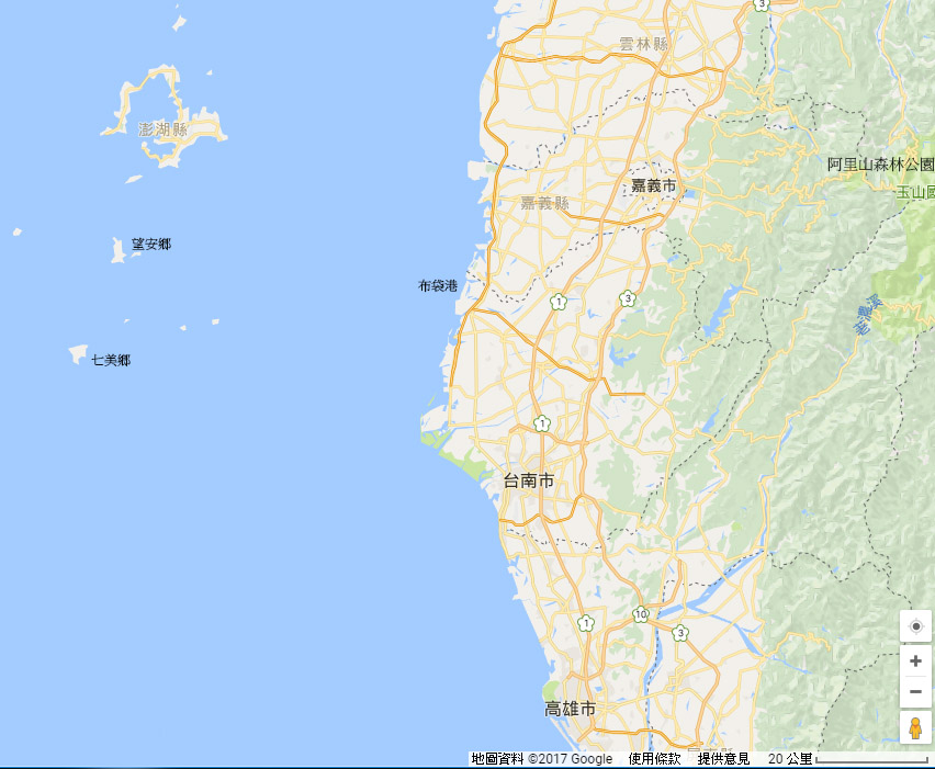 　澎湖到嘉義只要約一個半小時船程，只比去七美多一點時間，看看地圖，原來七美離澎湖主島也不是比離台灣本島遠太多。