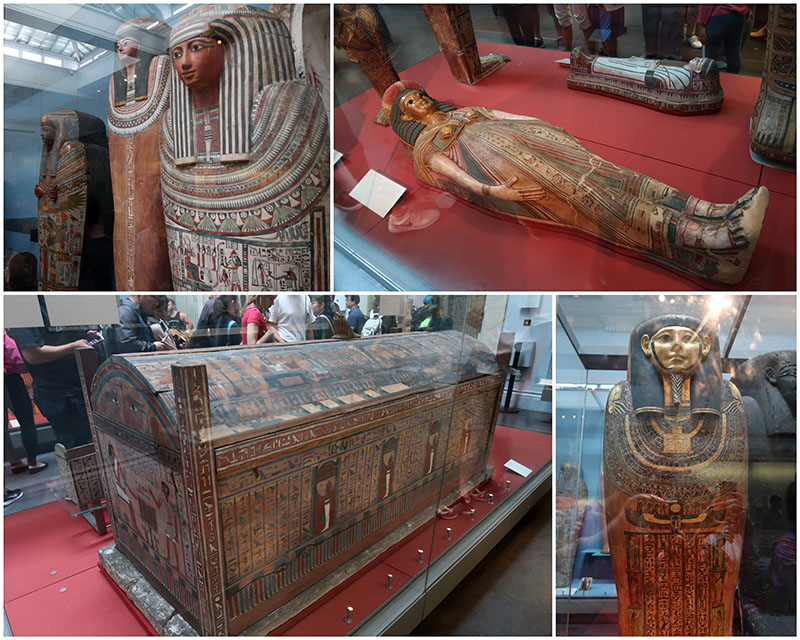 　據說大英博物館有很多木乃伊，事實是多到令人覺得不稀奇。
