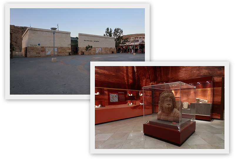 　入口附近的游客中心還有一些佩特拉的歷史、地理、考古的展覽。