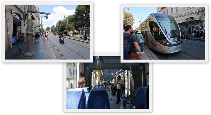 　輕軌是耶路撒冷的主要交通工具，每次5.9ILS.