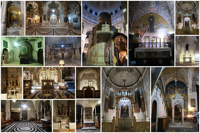 　目前教堂由各式各樣古老的基督教派共同管理，包含天主教、希臘正教、亞美尼亞正教、敘利亞正教、埃及科普特正教和衣索比亞正教，因爲經過多次加蓋與毀壞，內部稍顯得複雜，跟迷宮一樣。