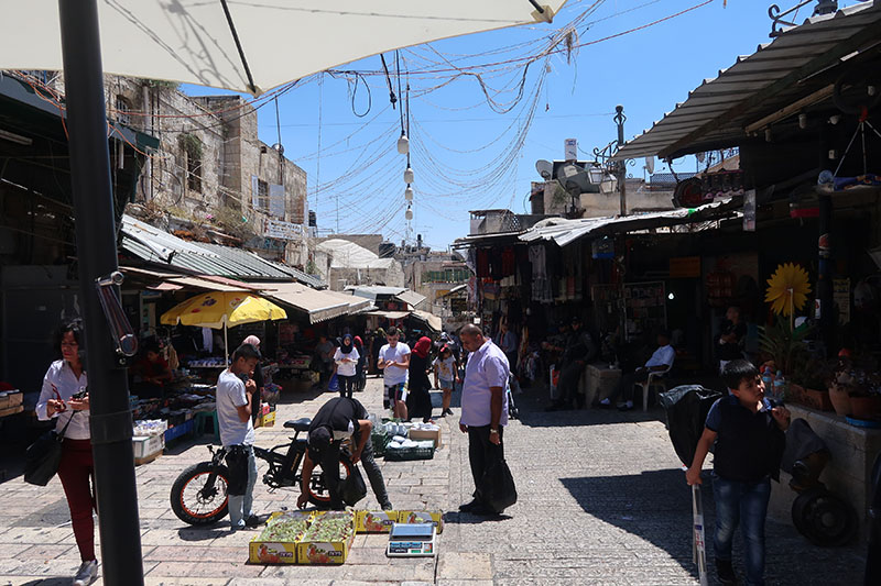 　由大馬士革門進入舊城，很有生活氣息。