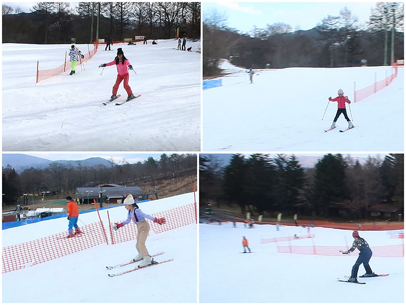 　同學們經過一個半小時學習，一些滑雪基本技巧都沒問題了，只缺練習。