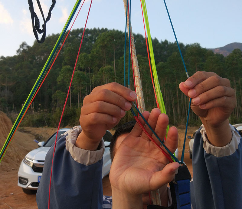 　降落後再講解雙邊折翼、單邊塌陷、前後俯仰、左右擺蕩，講解完再上模擬器實習。看來明天有機會上天實習這四個科目。