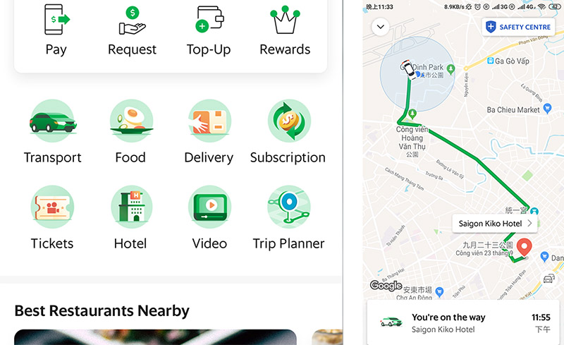 　根據網上分享一早安裝Grab，東南亞的Uber版。果然相當方便，除了便宜一點外，可免除一大堆兜路劏客騙錢溝通等問題。不知為何這麼偉大的發明在愛瞞就是行不通。