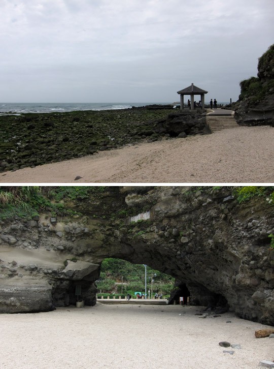 　石門洞看來該是大自然的傑作。