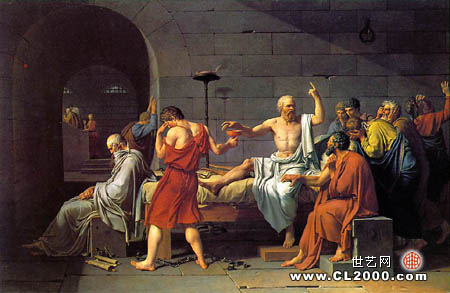 　《蘇格拉底之死》（The Death of Socrates by Jacques-Louis David, 1787）