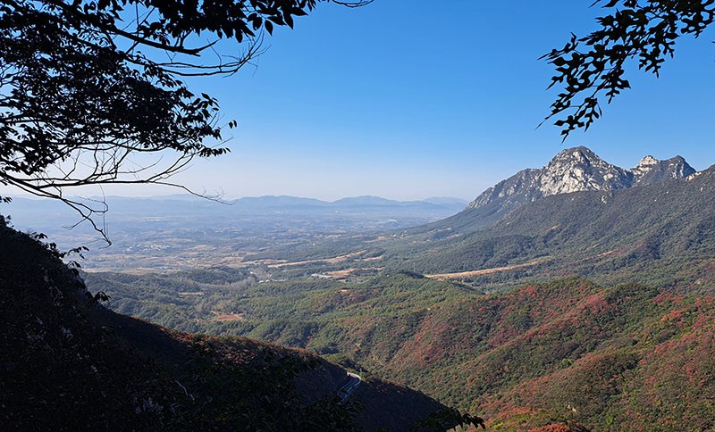 　山越高景色越美。