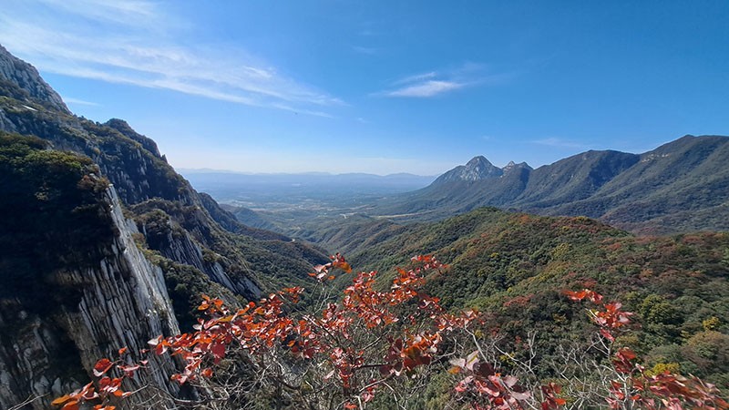 　行山有些疲累，但有美景餽贈，有賺。