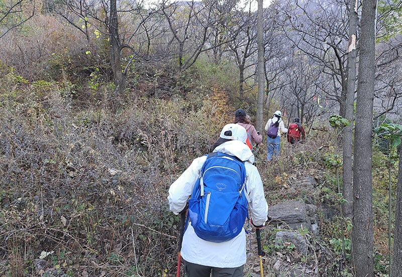 　短暫平緩路後，