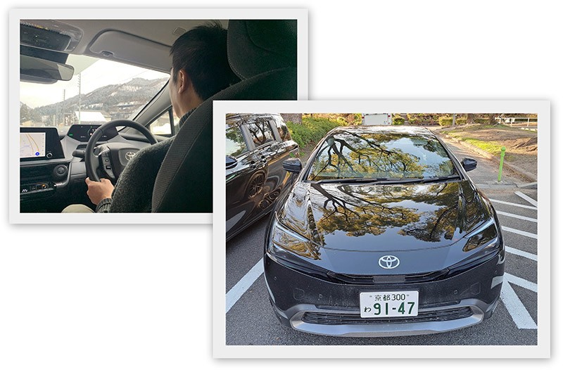 　平時開車一早已進老人家模式，想不到在此卻變成快車一族。對比以前開過的車，這車算是自己開過最好的車，車子又靜又穩，輕輕加油已輕鬆超車，看一看車速已13X，如非擔心超太多速，真想看看這車子能跑多快。車好路好，在此開車也相當享受，這兩天剛好是睡得比較少的兩天，但這兩天相比平時算開很長時間車了，但沒任何睡意或倦意，自己也覺意外。