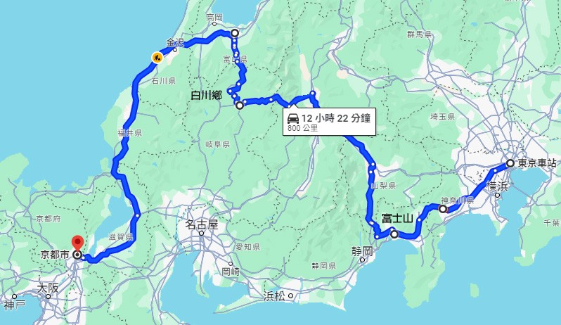 　希望以後能跑一次連貫富士山與白川鄉的自駕之旅。