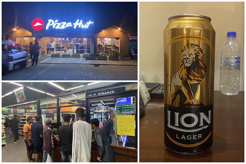 　可惜住宿沒晚餐供應，司機可能接得亞洲客多，乾脆帶我們去Pizza Hut算了，最後還是帶回旅館吃，一邊吃一邊和司機吹水吹不停，在旅館人員暗示下才散水。