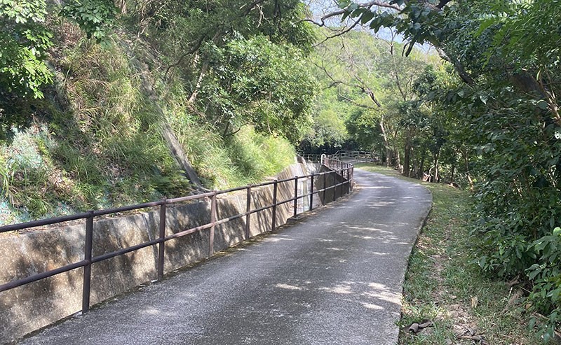 　跟著又是引水道路，好走，但不太像行山。