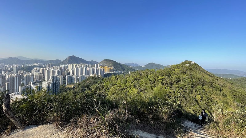 　北面的獅子山、飛鵝山…