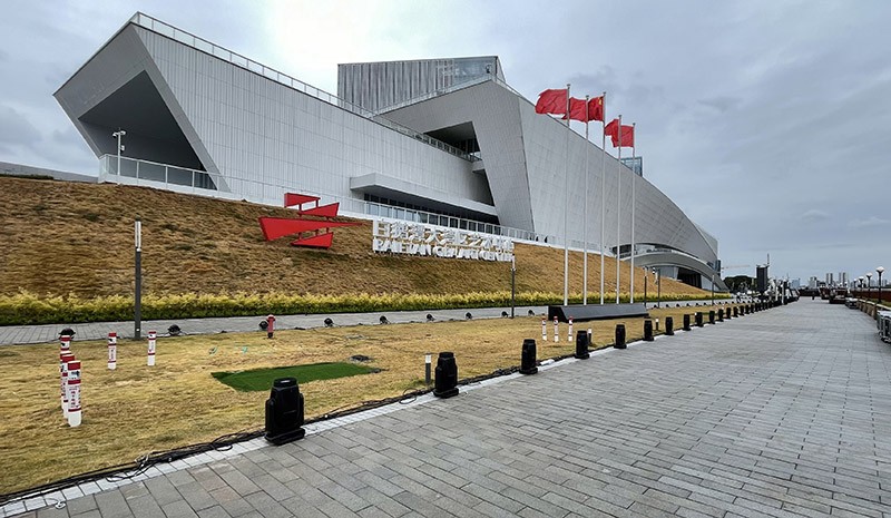 　展館東部為廣東美術館新館。