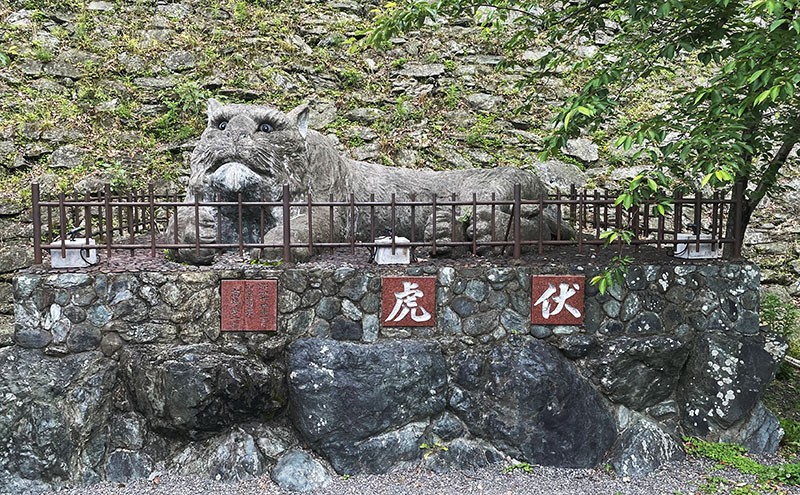 　和歌山城因為位於虎伏山上，所以又稱為虎伏城。