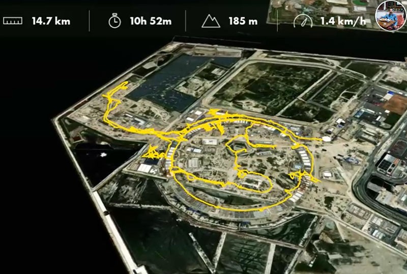 　回來查看一下軌跡圖，原來也有十幾公里，但很多地方仍未到過。