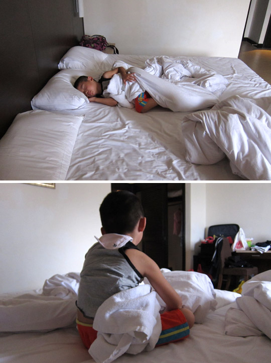　弟弟可能創造了一個個人最長連續睡眠紀錄：12小時