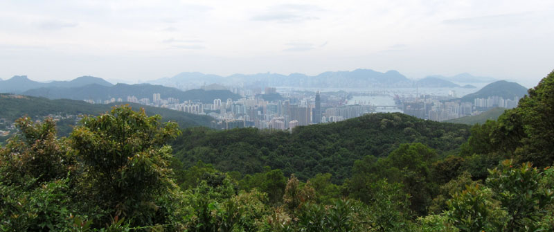 　第9段由山腰開始，趁機欣賞一下香港景色。