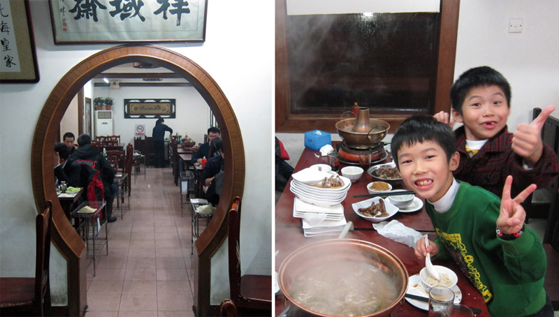 　整頓完已晚上九點幾了，匆匆去搵食，在酒店附近的平民火煱店，不知是餓了還是合哥哥口味，平時對食物不太感興趣及挑食的哥哥全程吃不停，還彈出「人間美食」的雷語！